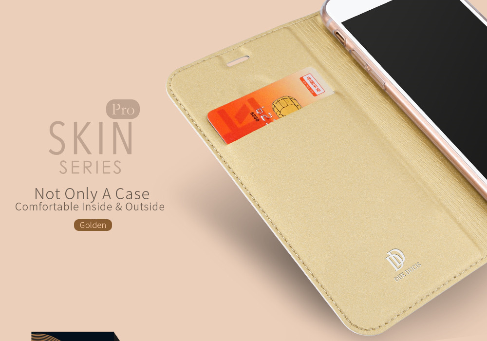 Apple iPhone 14 Dux Ducis Skin Pro notesz tok (Arany)