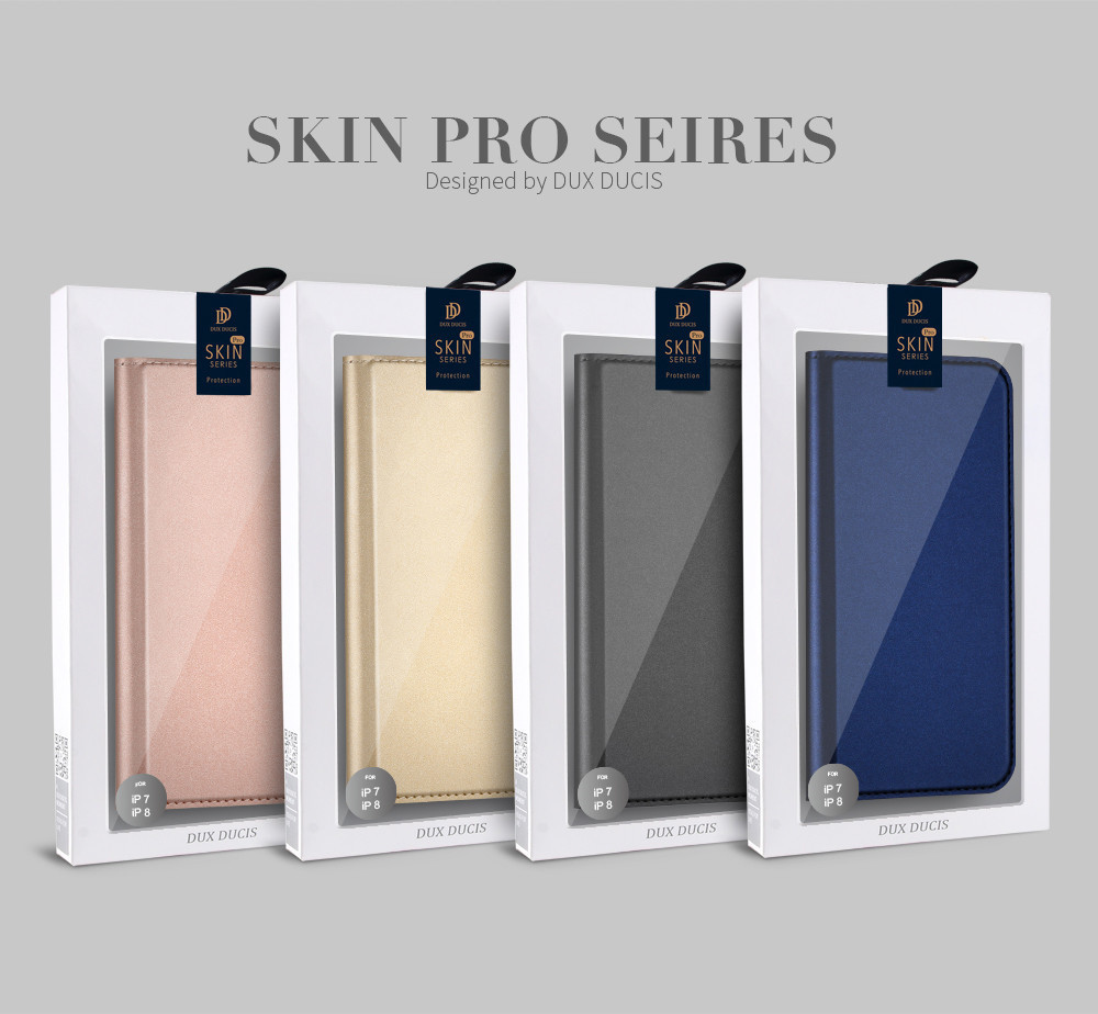 Apple iPhone 14 Dux Ducis Skin Pro notesz tok (Fekete)