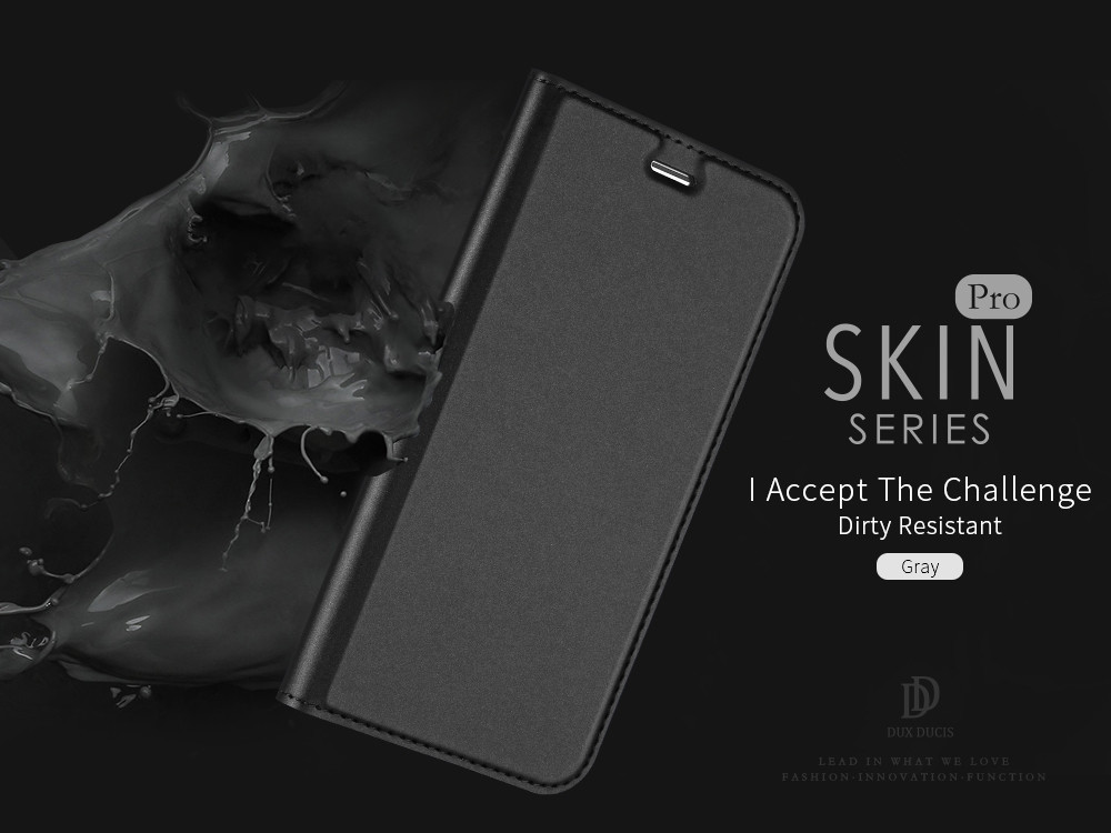 Apple iPhone 14 Dux Ducis Skin Pro notesz tok (Fekete)