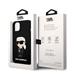 Apple iPhone 14 Karl Lagerfeld Liquid Silicone Ikonik NFT tok (Fekete) – KLHCP14SSNIKBCK
