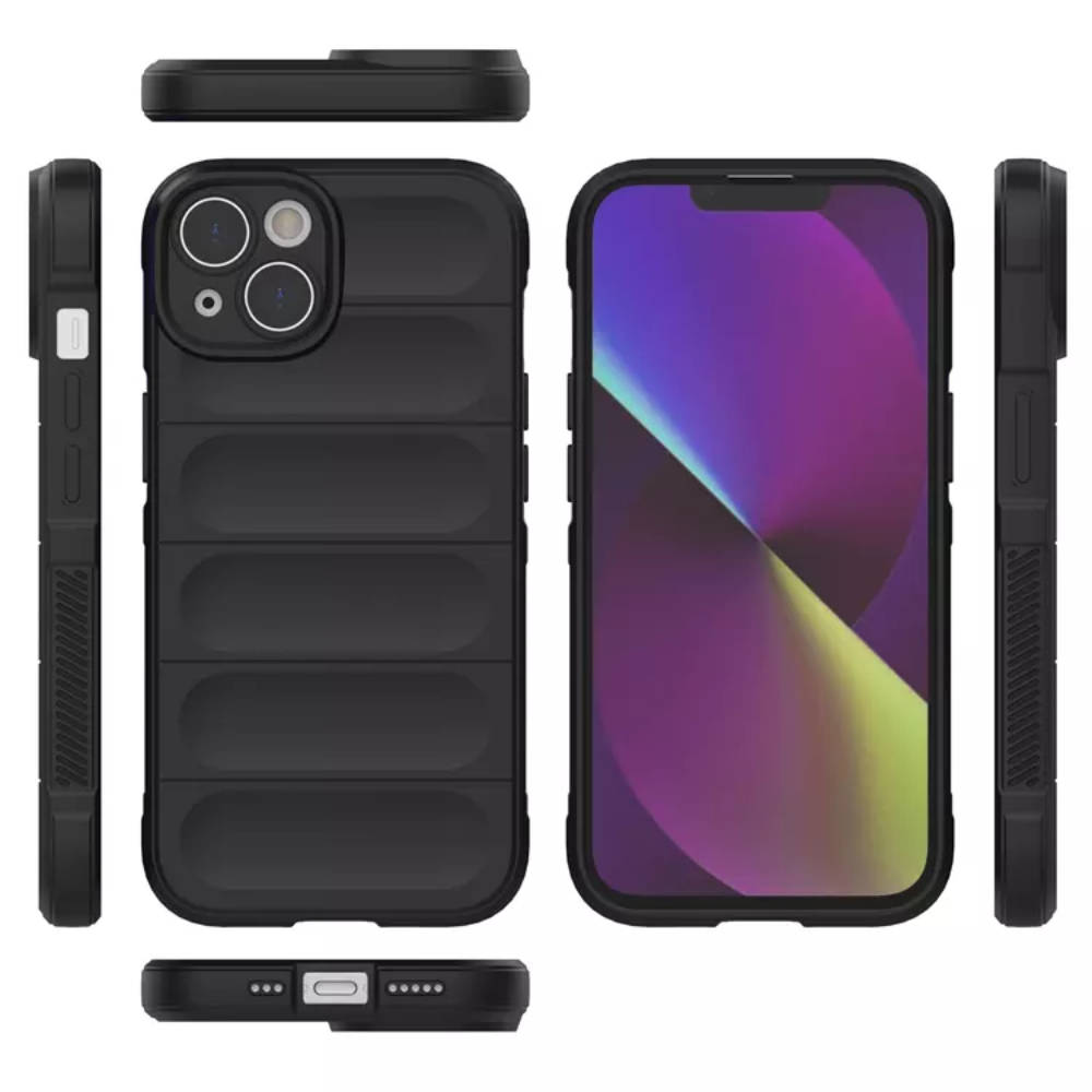 Apple iPhone 14 Silky shield hátlap tok (Fekete)