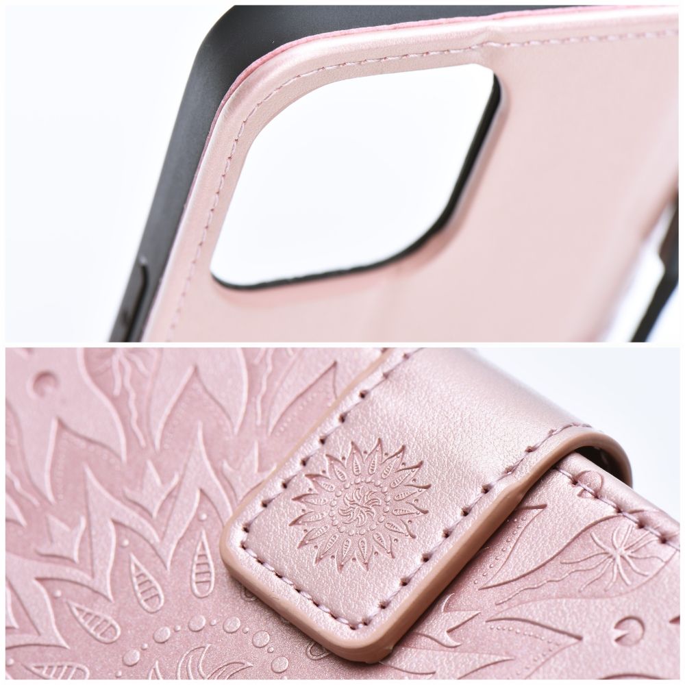 Apple iPhone 14 Forcell MEZZO nyitható tok (Rosegold) 2
