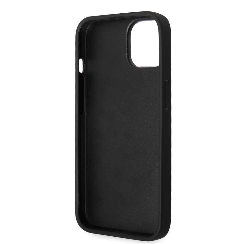 Apple iPhone 14 Karl Lagerfeld Glitter Flakes Ikonik tok (Fekete) – KLHCP14SGFKPK