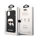 Apple iPhone 14 Karl Lagerfeld MagSafe Compatible Liquid Silicone Karl Head tok (Fekete) – KLHMP14SSLKHBK