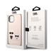 Apple iPhone 14 Karl Lagerfeld MagSafe Compatible Liquid Silicone Karl and Choupette tok (Rózsaszín) – KLHMP14SSSKCI