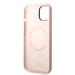 Apple iPhone 14 Karl Lagerfeld MagSafe Compatible Liquid Silicone Karl and Choupette tok (Rózsaszín) – KLHMP14SSSKCI