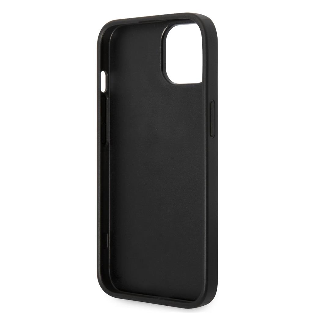 Apple iPhone 14 Guess PU Leather Saffiano tok (Fekete) - GUHCP14SPSASBBK