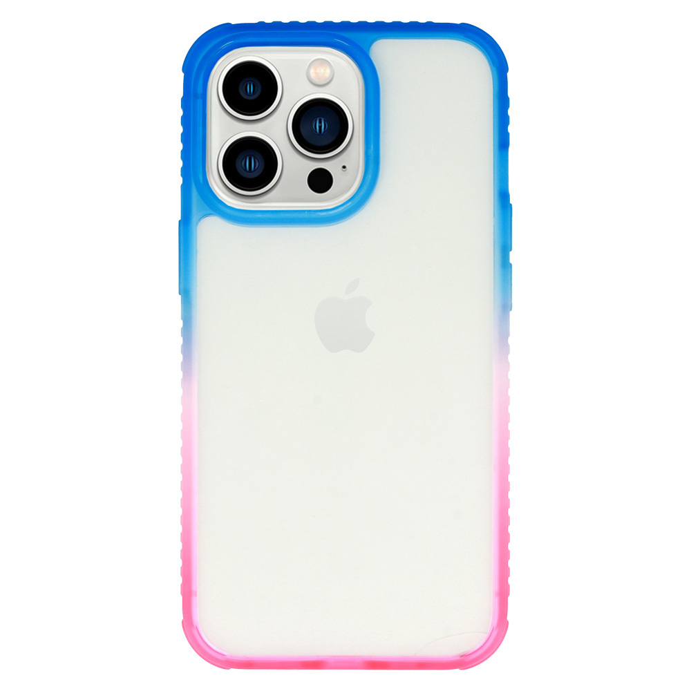 Apple iPhone 14 IDEAR W15 hátlap tok (Kék-Piros)