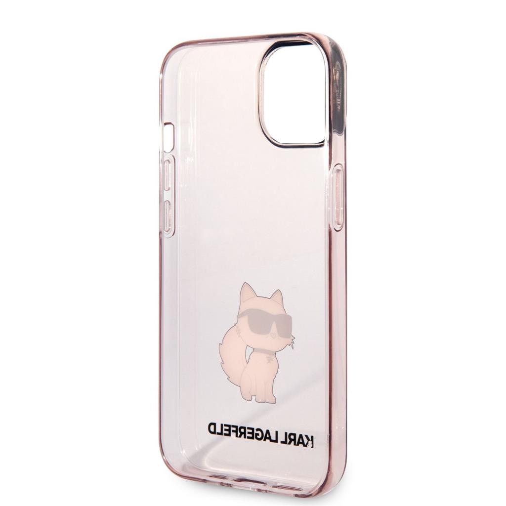 Apple iPhone 14 Karl Lagerfeld IML Choupette NFT tok (Rózsaszín) – KLHCP14SHNCHTCP