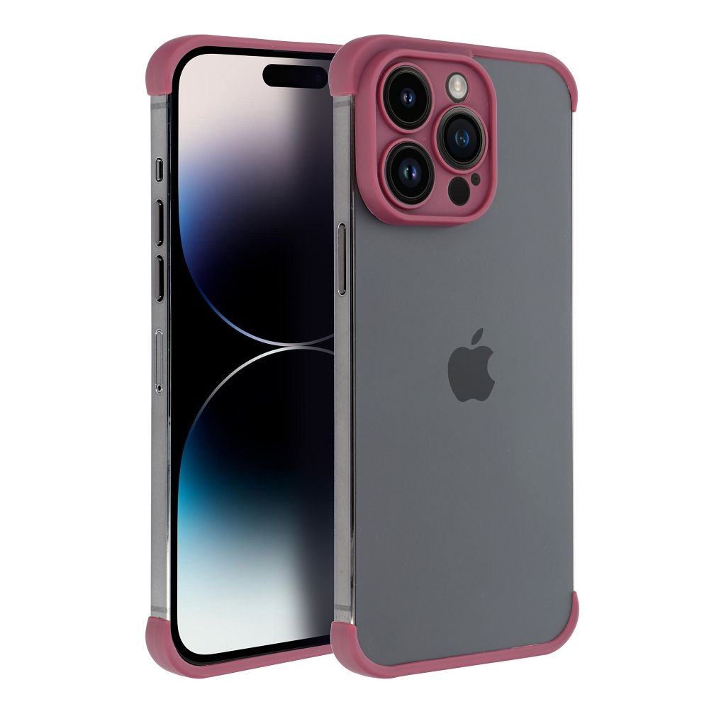 Apple iPhone 14 Mini Bumpers tok kameravédelemmel (Cseresznye)