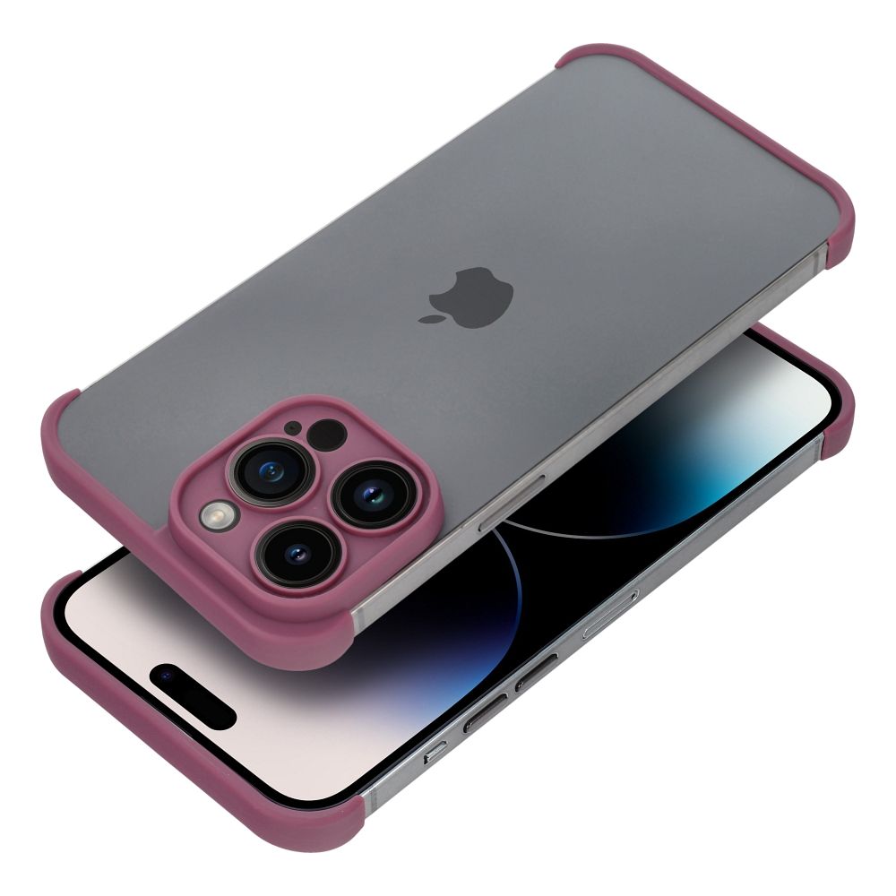 Apple iPhone 14 Mini Bumpers tok kameravédelemmel (Cseresznye)