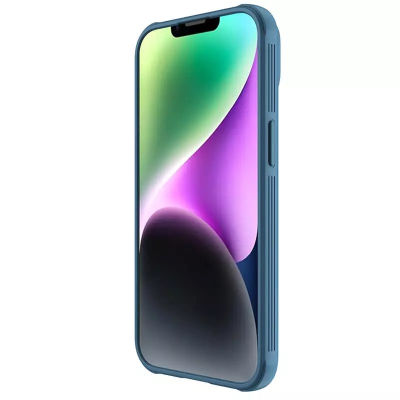 Apple iPhone 14 Nillkin camshield pro kameravédős hátlap tok (Kék)