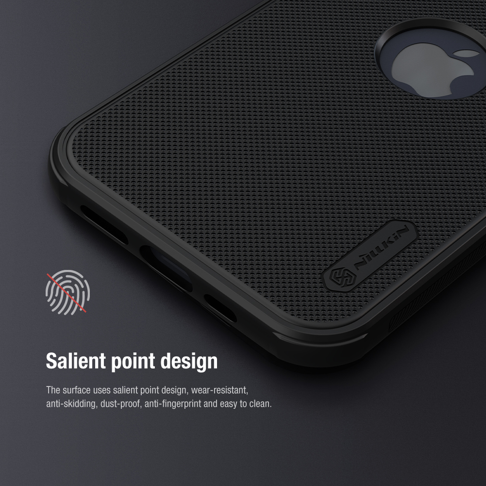 Apple iPhone 14 Nillkin Super frosted shield pro strapabíró hátlap tok fekete