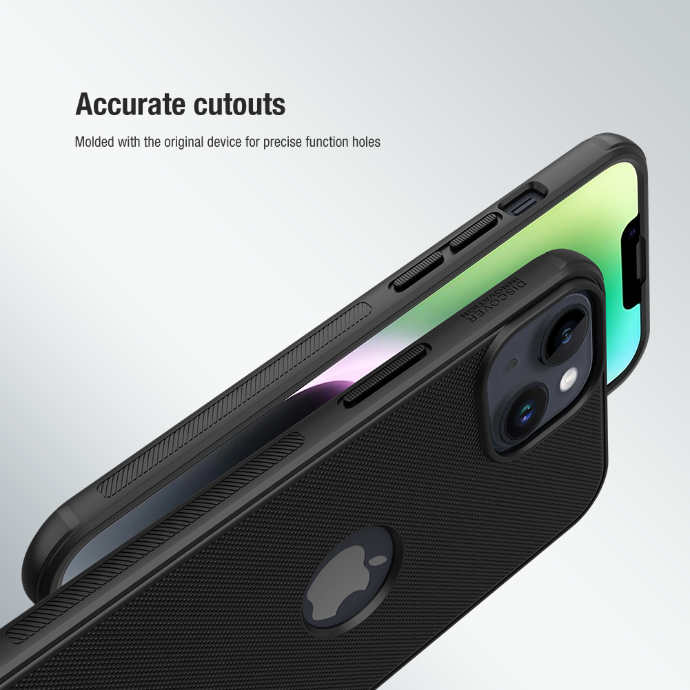 Apple iPhone 14 Nillkin Super frosted shield pro strapabíró hátlap tok fekete