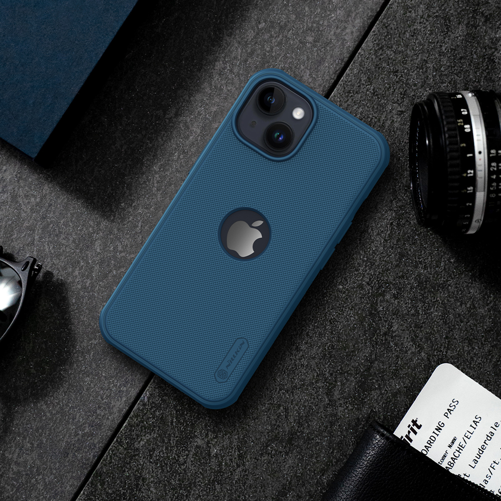 Apple iPhone 14 Nillkin Super frosted shield pro strapabíró hátlap tok fekete
