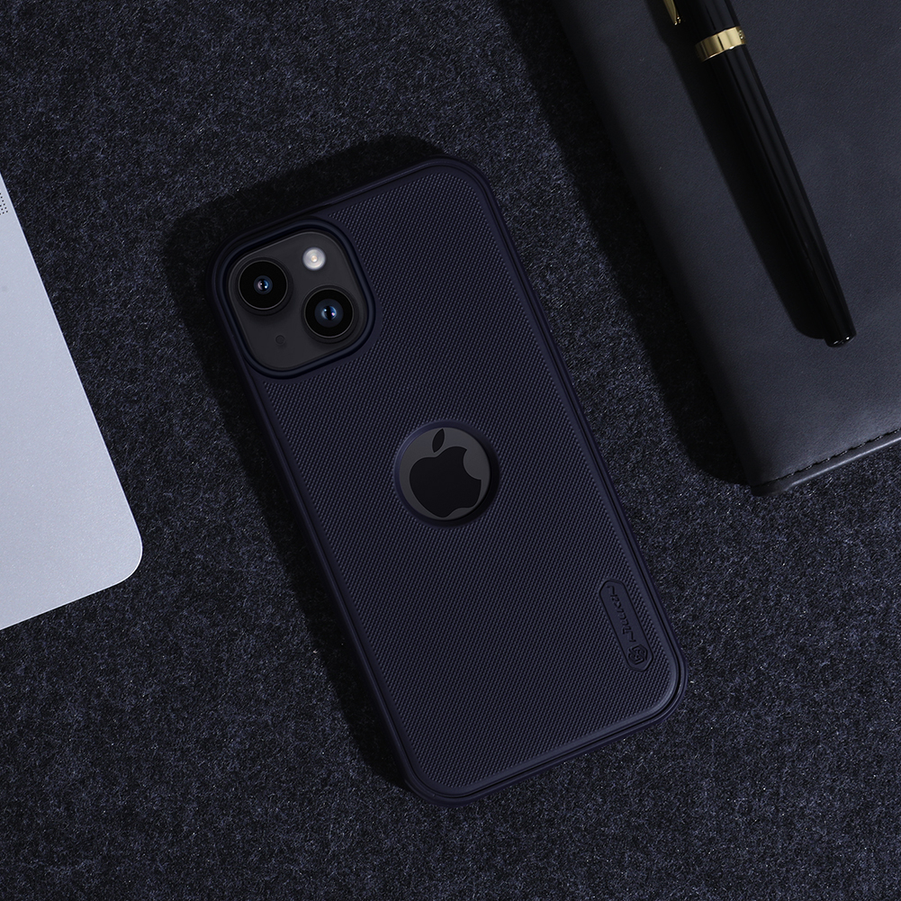 Apple iPhone 14 Nillkin Super frosted shield pro strapabíró hátlap tok fekete