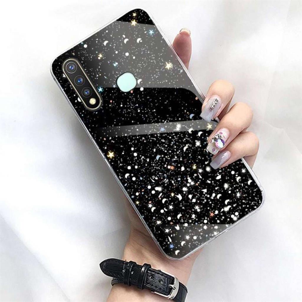 Apple iPhone 14 Plus glue glitter hátlap tok (Fekete)