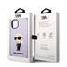 Apple iPhone 14 Plus Karl Lagerfeld Liquid Silicone Ikonik NFT tok (Lila) – KLHCP14MSNIKBCU