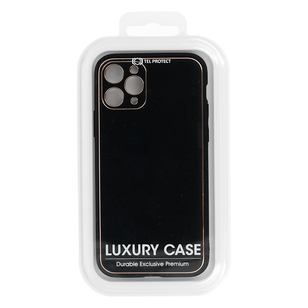 Apple iPhone 14 Plus Tel protect luxury hátlap tok (Fekete) 0