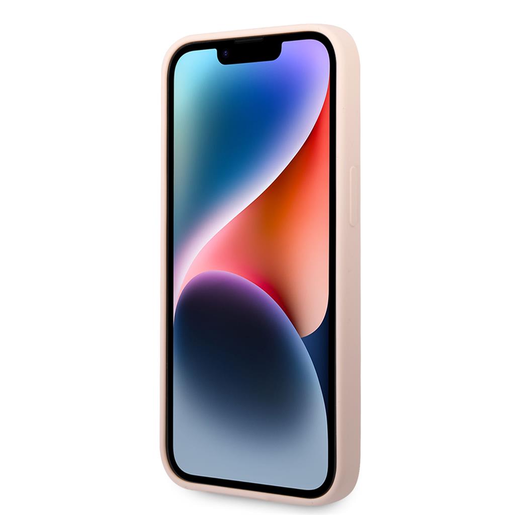 Apple iPhone 14 Plus Karl Lagerfeld Liquid Silicone Choupette tok (Rózsaszín) – KLHCP14MSLCTPI