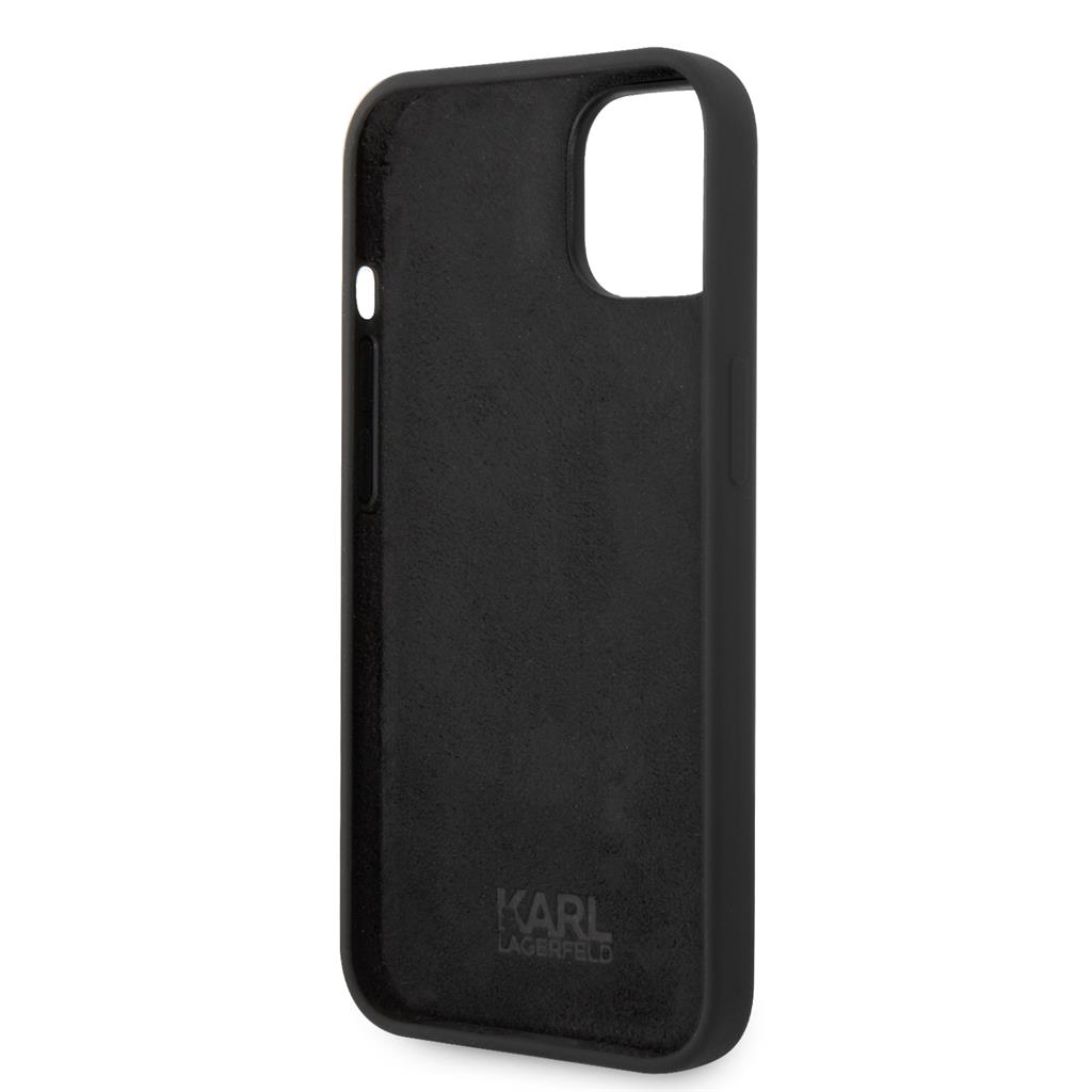 Apple iPhone 14 Plus Karl Lagerfeld Rue St Guillaume tok (Fekete) – KLHCP14MSRSGHLK