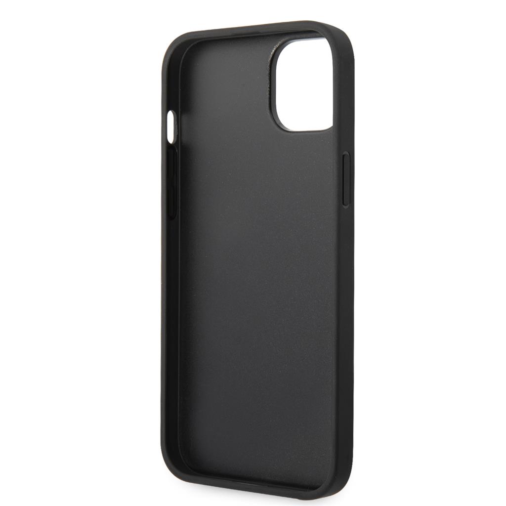 Apple iPhone 14 Plus Karl Lagerfeld Saffiano Monogram tok (Fekete) – KLHCP14MSAKLHPK