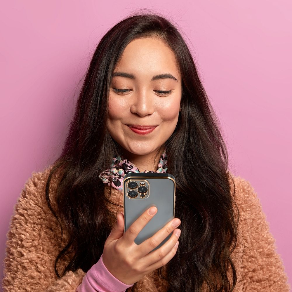Apple iPhone 14 Plus LUX hátlap tok (Fekete)
