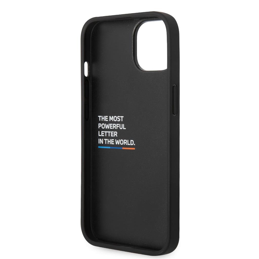 Apple iPhone 14 Plus BMW M tok – Tricolor Stripe (Fekete) - BMHCP14M22PVTK