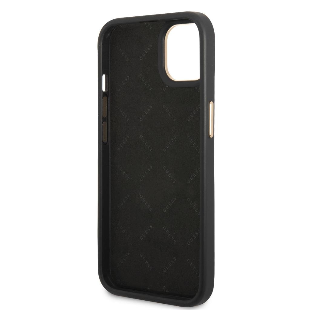 Apple iPhone 14 Plus Guess 4G Metal Camera Outline tok (Fekete) - GUHCP14MHG4SHK