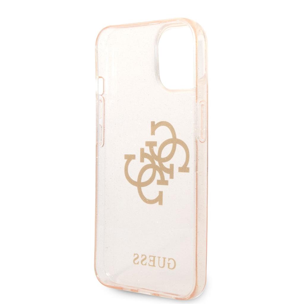 Apple iPhone 14 Plus Guess TPU Big 4G Full Glitter tok (Arany) – GUHCP14MPCUGL4GGO