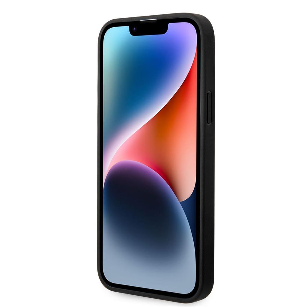 Apple iPhone 14 Plus Mercedes bőr hátlap tok (Fekete) MEHCP14M8REMPK