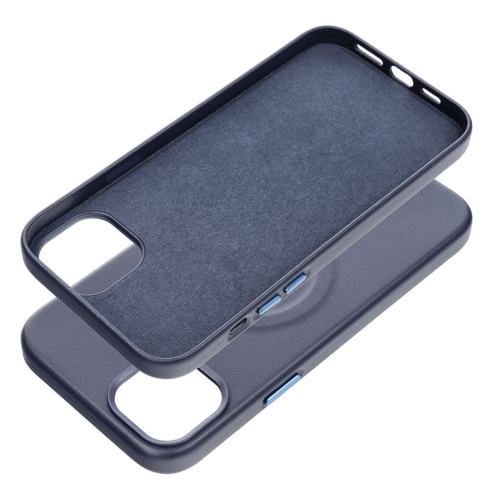 Apple iPhone 14 Plus Roar Leather magsafe hátlap tok (Kék)