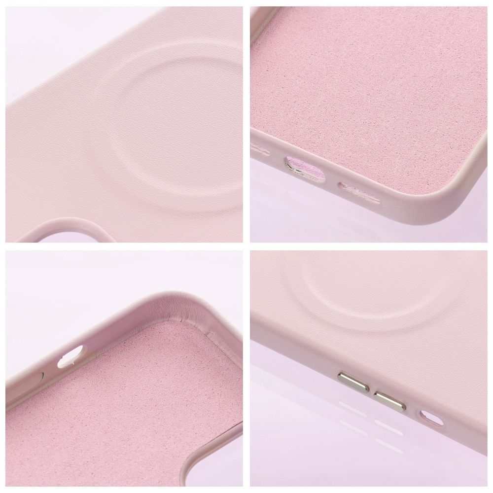 Apple iPhone 14 Plus Roar Leather magsafe hátlap tok (Rózsaszín) 1