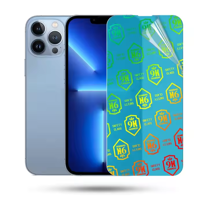 Apple iPhone 14 Pro Max Bestsuit flexible hybrid üvegfólia (Átlátszó fekete peremmel)