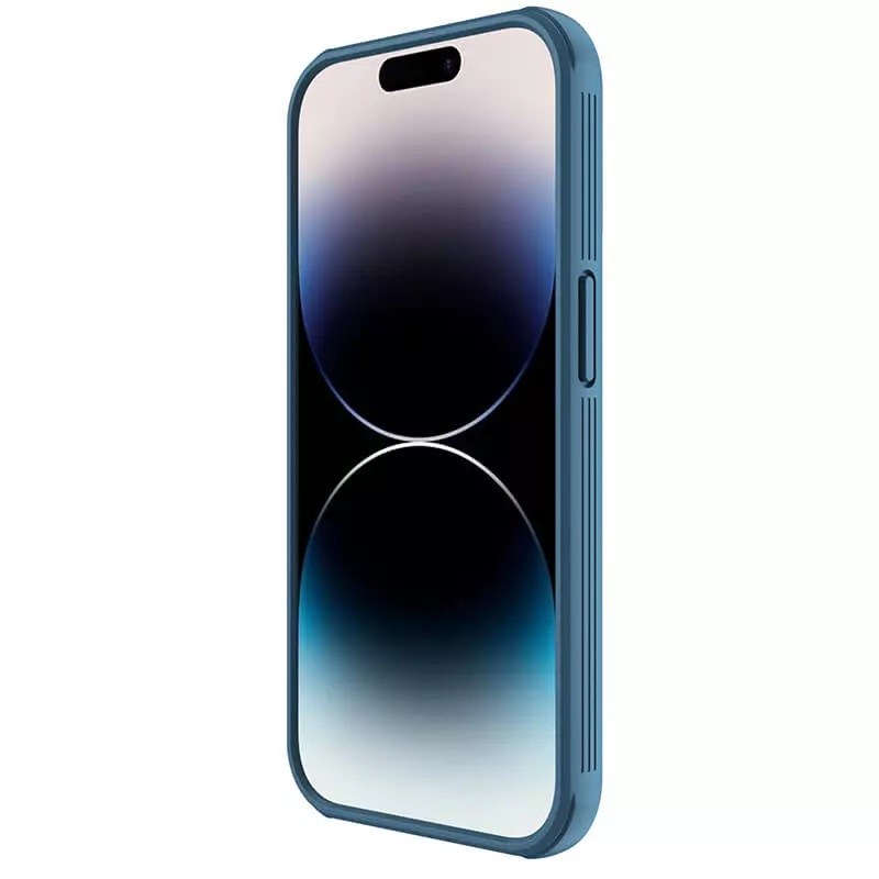Apple iPhone 14 Pro Nillkin camshield pro kameravédős hátlap tok kék