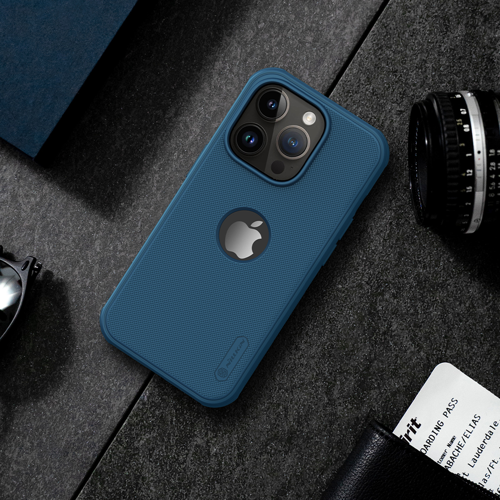 Apple iPhone 14 Pro Nillkin Super frosted shield pro strapabíró hátlap tok lila