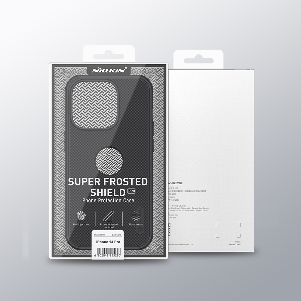 Apple iPhone 14 Pro Nillkin Super frosted shield pro strapabíró hátlap tok lila