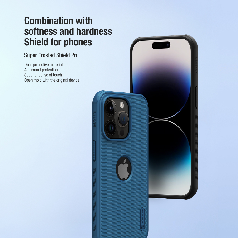 Apple iPhone 14 Pro Nillkin Super frosted shield pro strapabíró hátlap tok lila