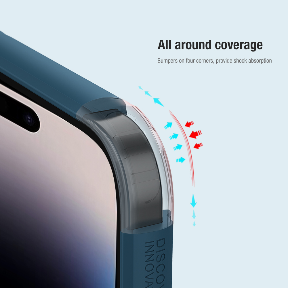 Apple iPhone 14 Pro Nillkin Super frosted shield pro strapabíró hátlap tok lila