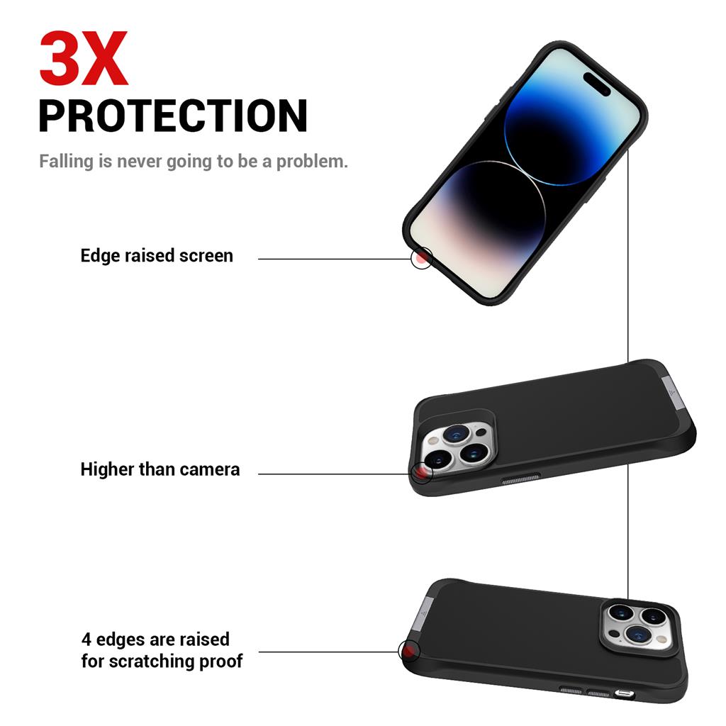 Apple iPhone 14 Pro TOKO Taurustar magsafe hátlap tok (Fekete)