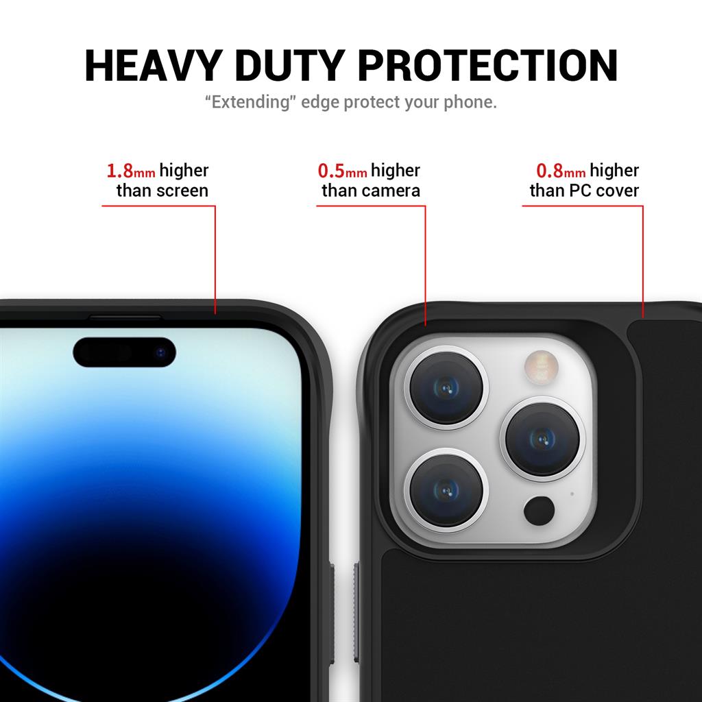 Apple iPhone 14 Pro TOKO Taurustar magsafe hátlap tok (Fekete)