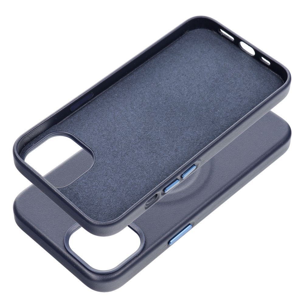 Apple iPhone 14 Roar Leather magsafe hátlap tok (Kék)