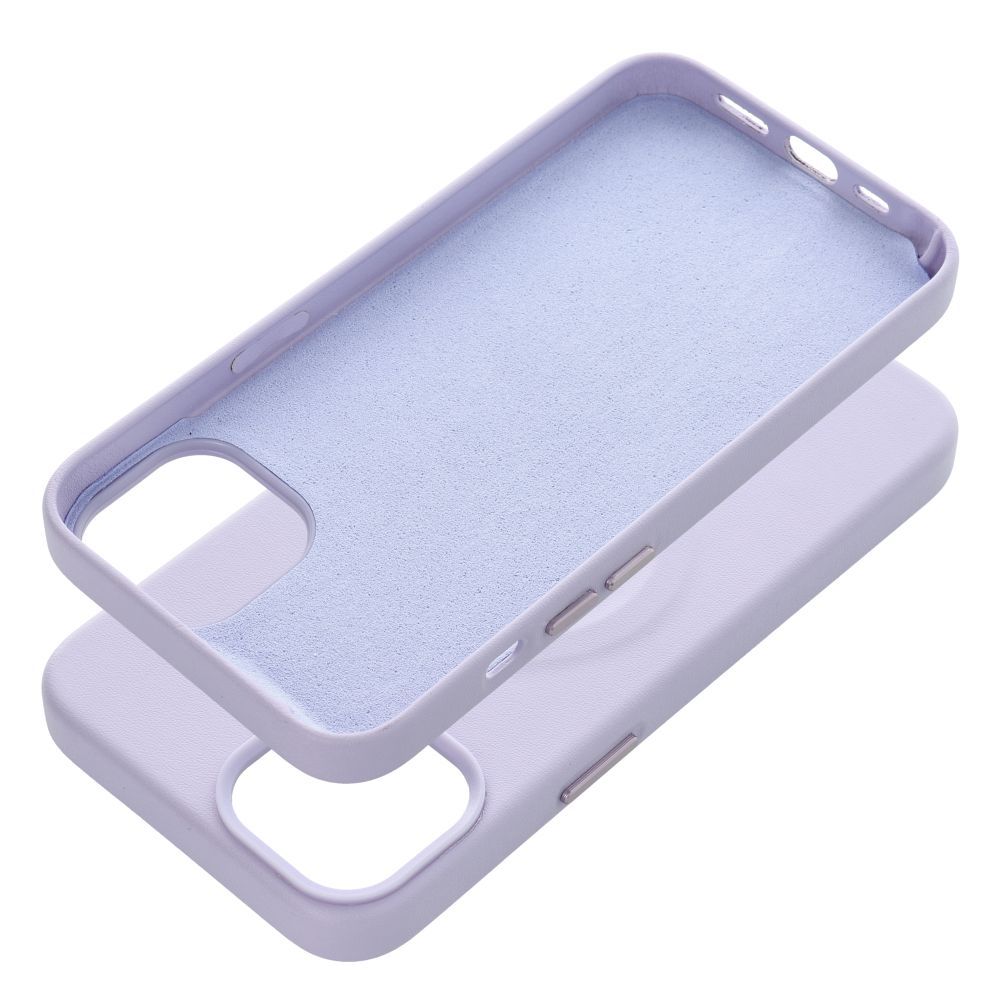 Apple iPhone 14 Roar Leather magsafe hátlap tok (Lila)