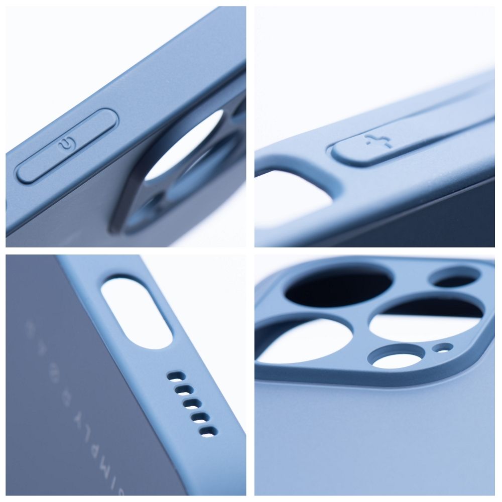 Apple iPhone 14 Roar matt üveg hátlap tok (Kék) 4