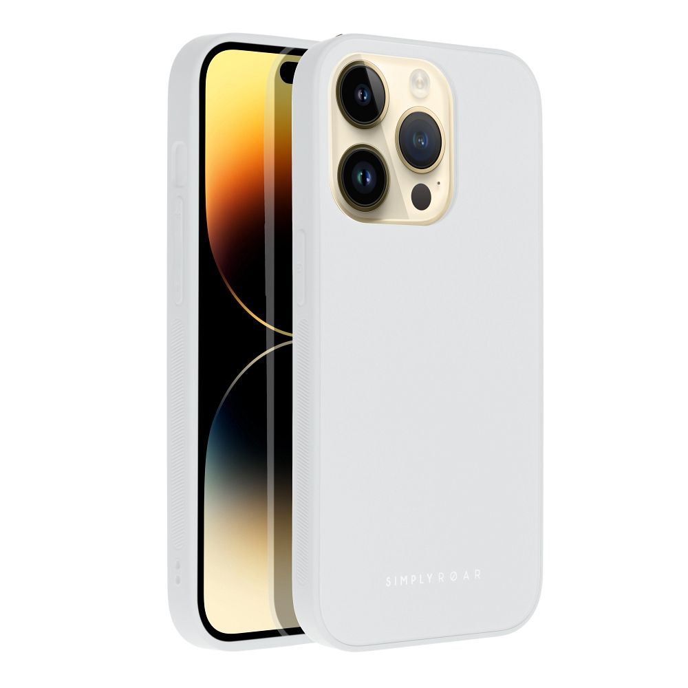 Apple iPhone 14 Roar matt üveg hátlap tok (Szürke) 0