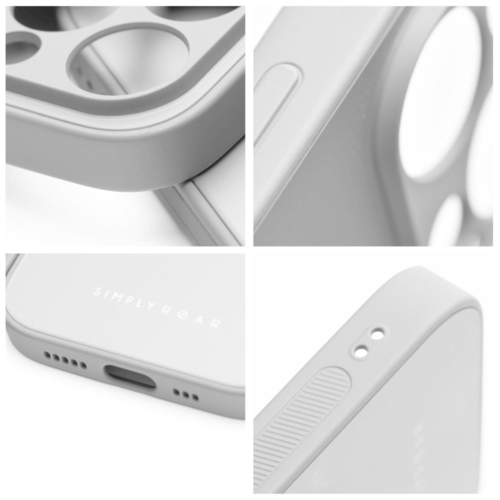 Apple iPhone 14 Roar matt üveg hátlap tok (Szürke) 1