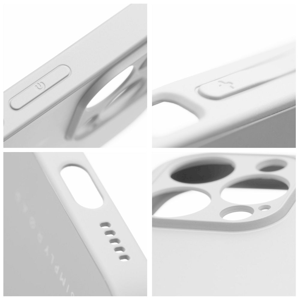 Apple iPhone 14 Roar matt üveg hátlap tok (Szürke) 2