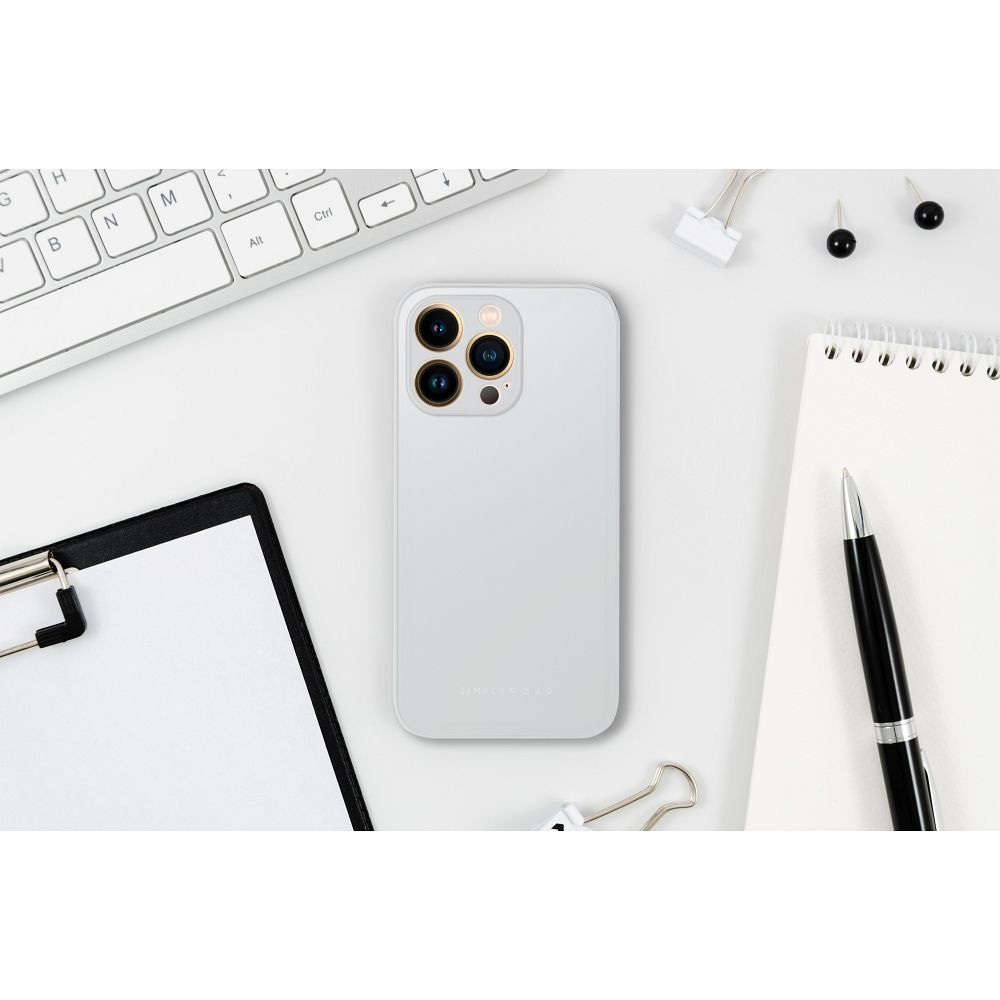 Apple iPhone 14 Roar matt üveg hátlap tok (Szürke) 4