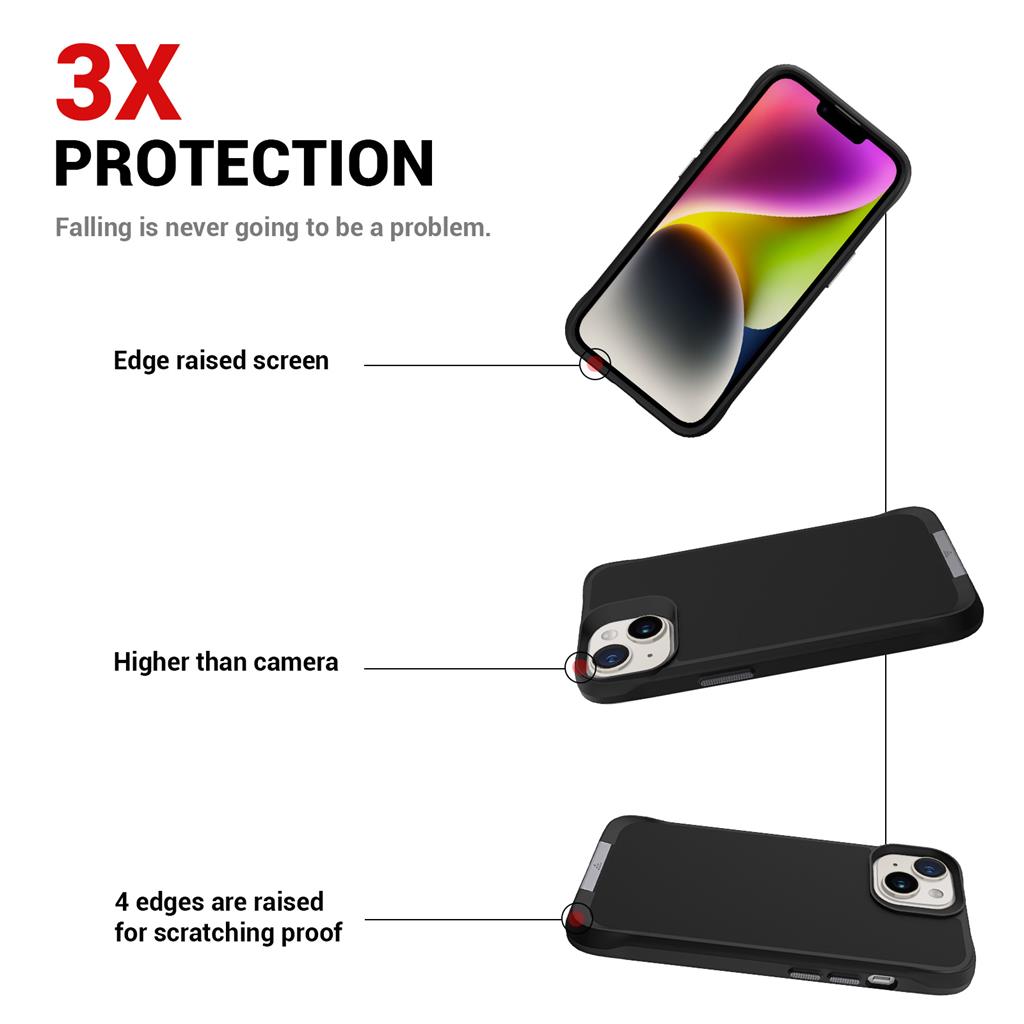 Apple iPhone 14 TOKO Taurustar magsafe hátlap tok (Fekete)