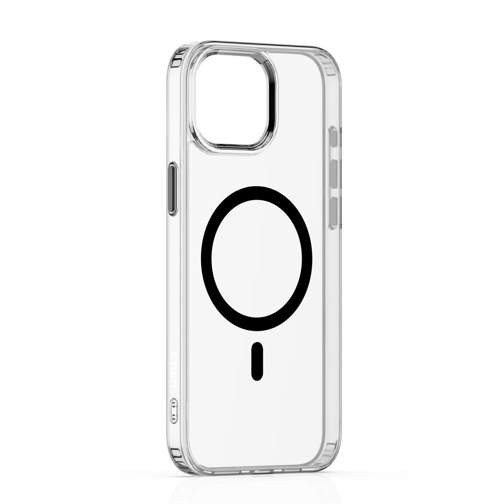 Apple iPhone 15 Etteri Color magsafe hátlap tok (Fekete) 0